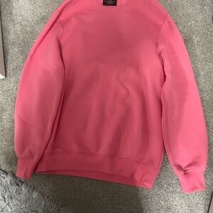 H&M Rose Pink Relaxed Fit Sweatshirt